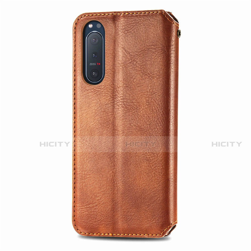 Funda de Cuero Cartera con Soporte Carcasa L09 para Sony Xperia 5 II