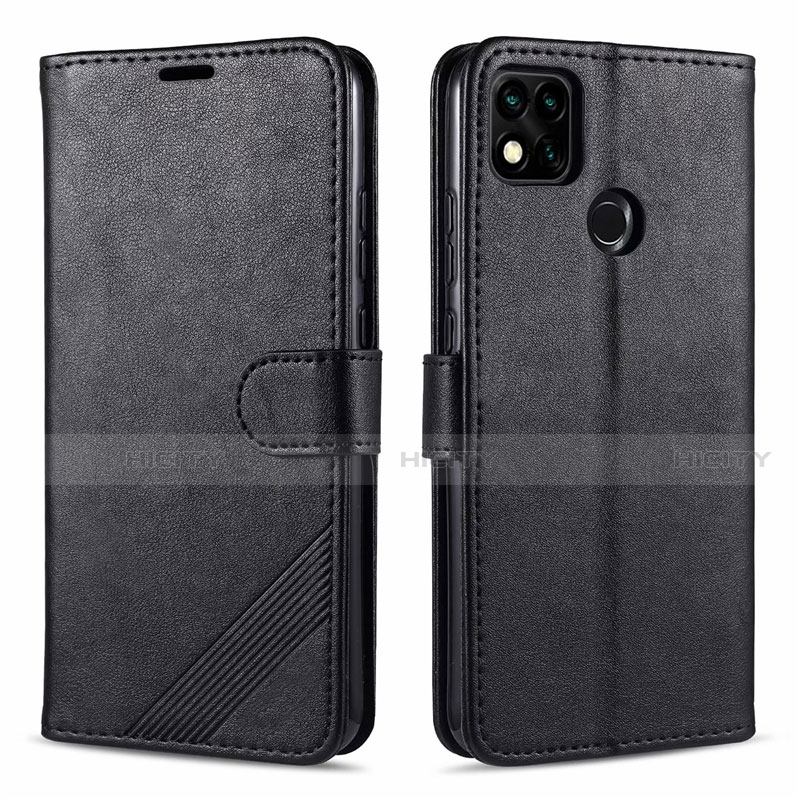 Funda de Cuero Cartera con Soporte Carcasa L09 para Xiaomi Redmi 9C NFC