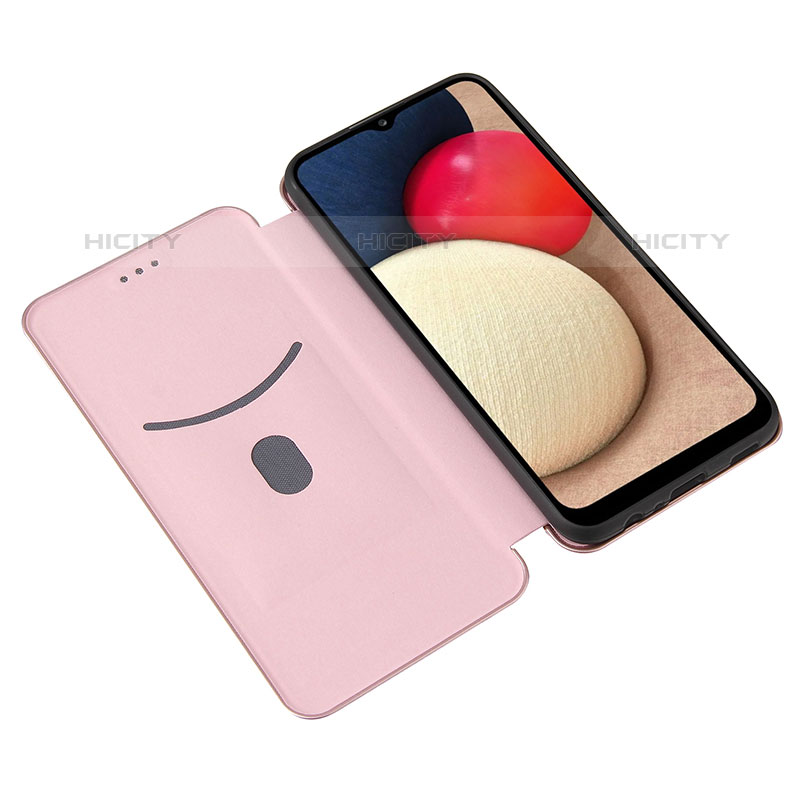 Funda de Cuero Cartera con Soporte Carcasa L09Z para Samsung Galaxy M02s