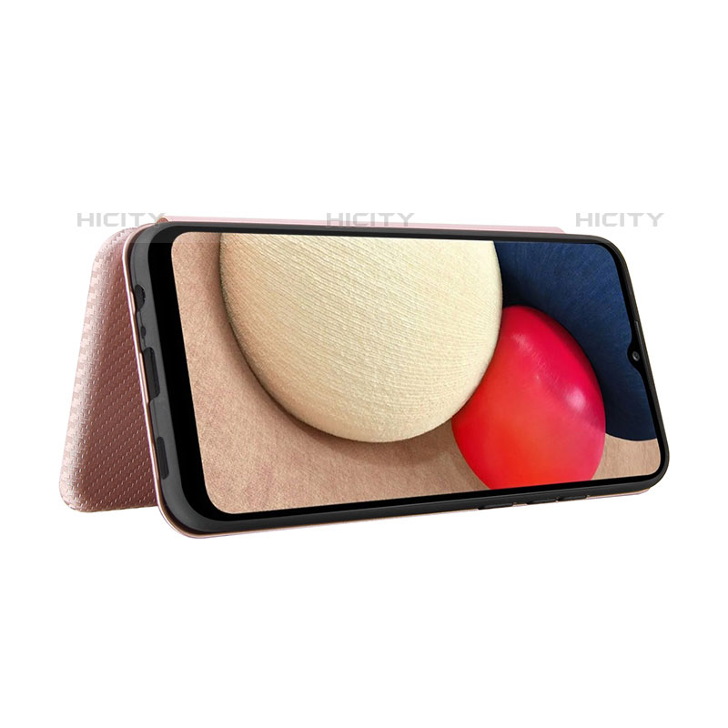 Funda de Cuero Cartera con Soporte Carcasa L09Z para Samsung Galaxy M02s