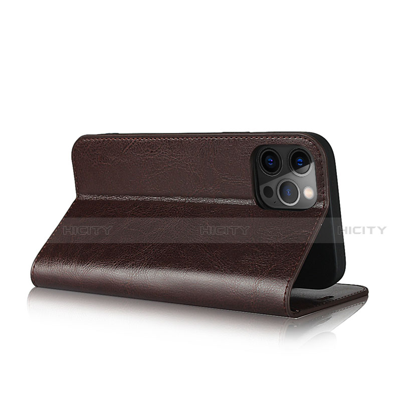 Funda de Cuero Cartera con Soporte Carcasa L10 para Apple iPhone 12 Pro