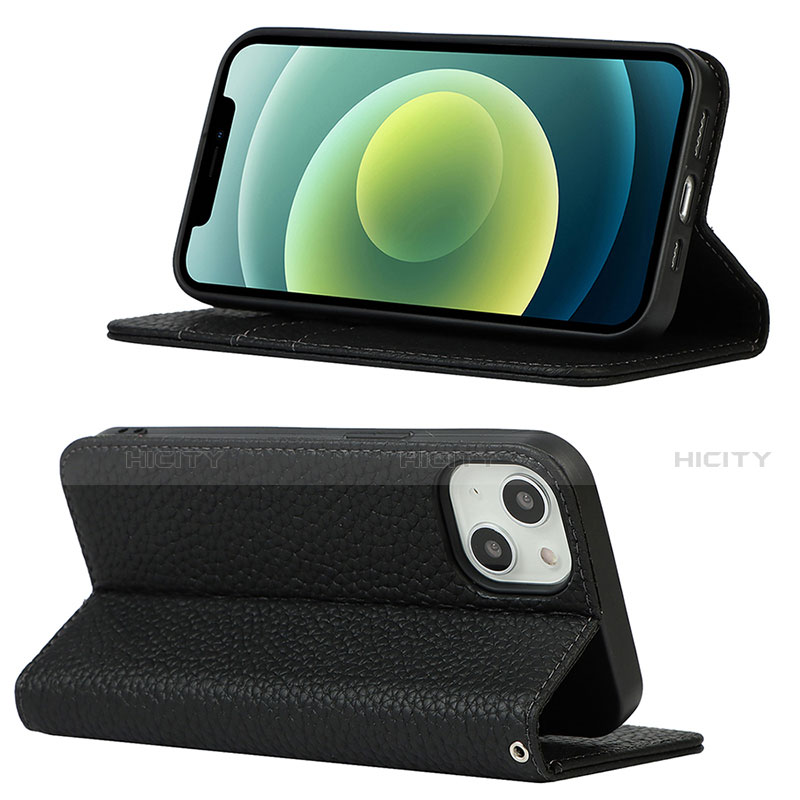 Funda de Cuero Cartera con Soporte Carcasa L10 para Apple iPhone 13 Mini