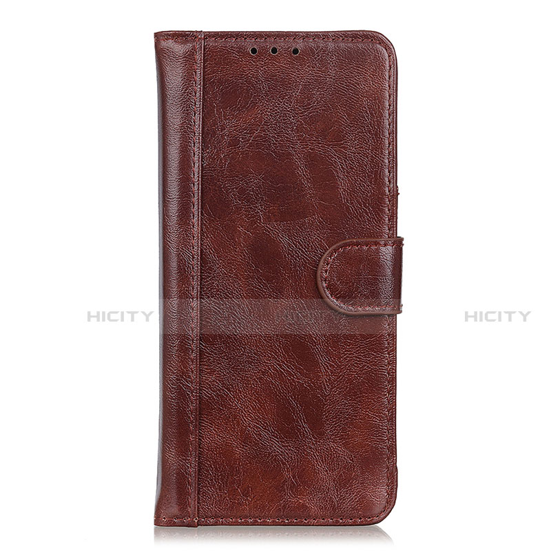 Funda de Cuero Cartera con Soporte Carcasa L10 para Realme Q2 Pro 5G Marron