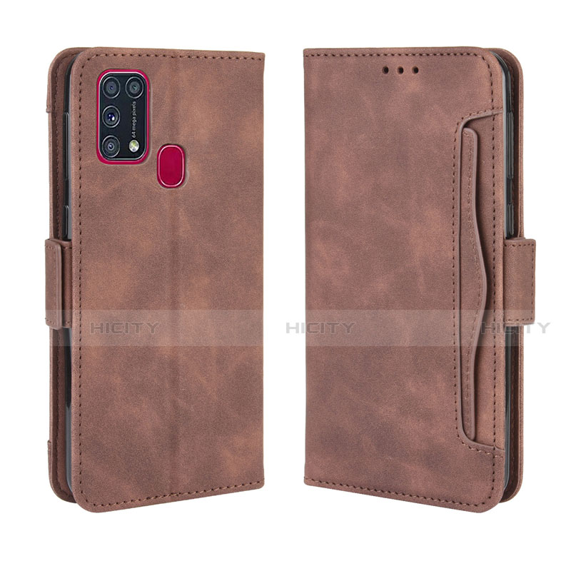 Funda de Cuero Cartera con Soporte Carcasa L10 para Samsung Galaxy M21s