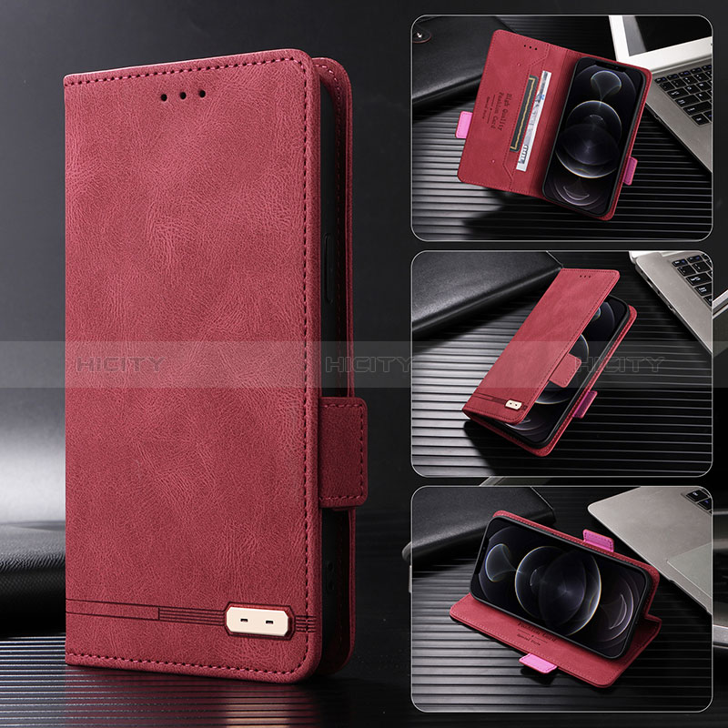 Funda de Cuero Cartera con Soporte Carcasa L10Z para Samsung Galaxy Z Fold2 5G