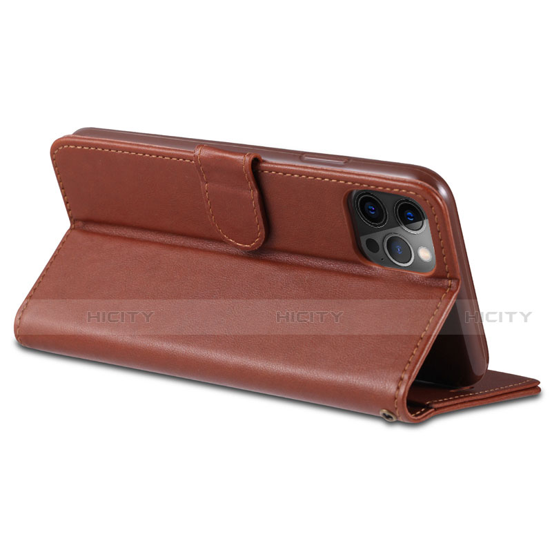 Funda de Cuero Cartera con Soporte Carcasa L11 para Apple iPhone 12 Pro