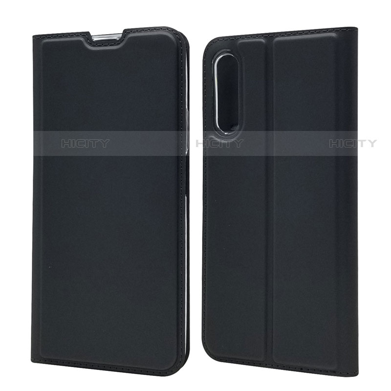 Funda de Cuero Cartera con Soporte Carcasa L11 para Huawei Y9s Negro