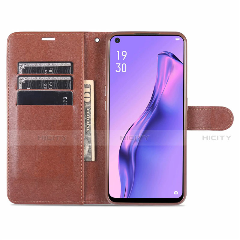 Funda de Cuero Cartera con Soporte Carcasa L11 para Oppo A53s