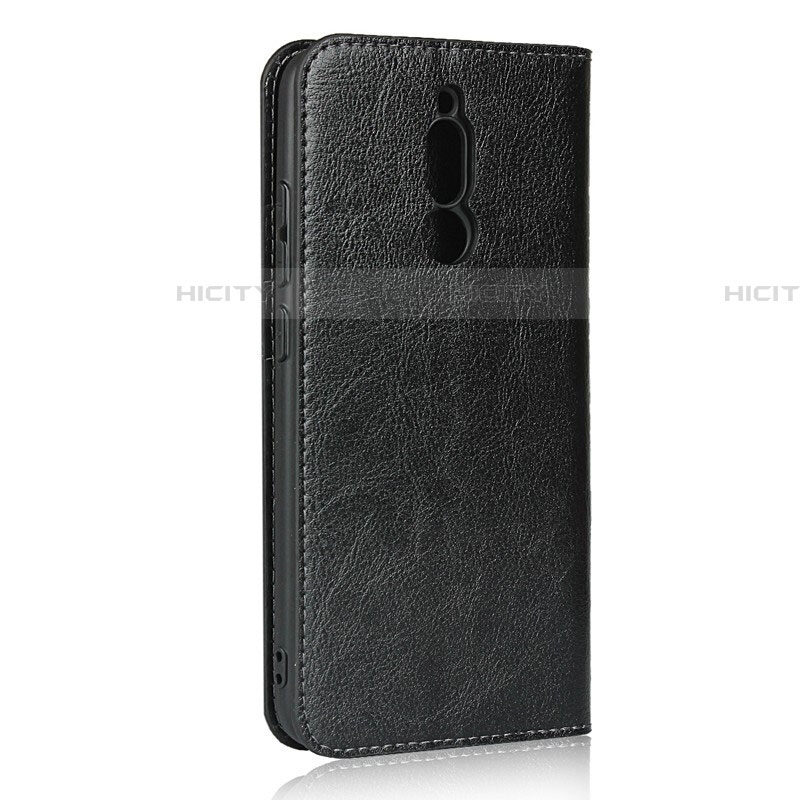 Funda de Cuero Cartera con Soporte Carcasa L11 para Xiaomi Redmi 8 Negro