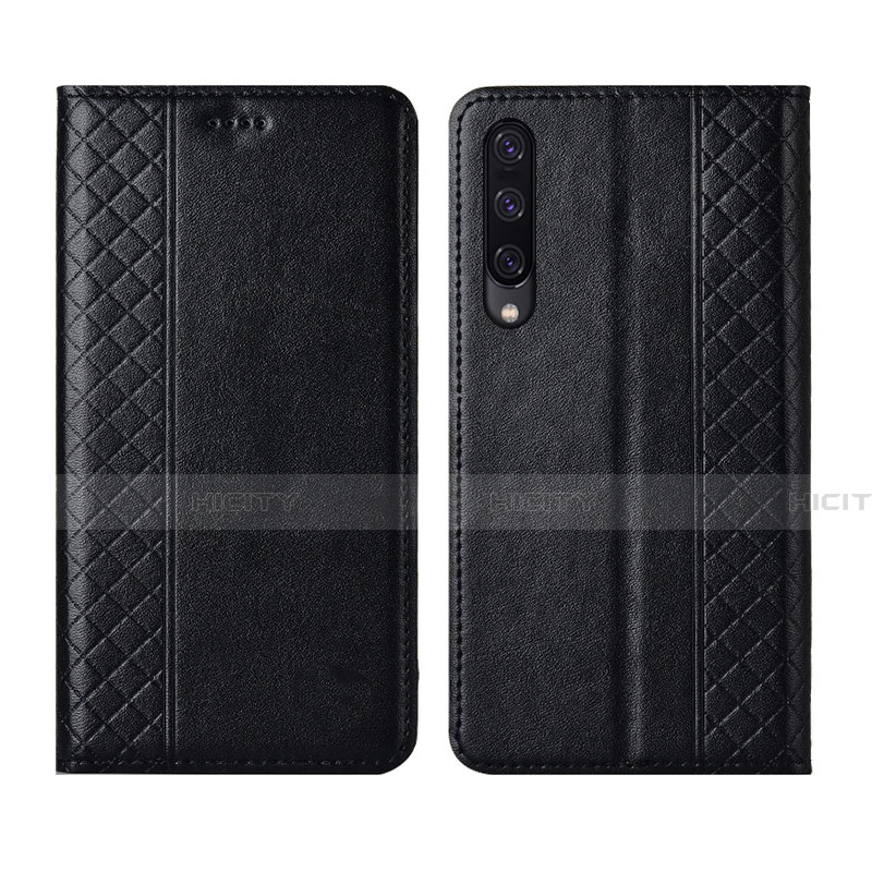 Funda de Cuero Cartera con Soporte Carcasa L12 para Huawei Honor 9X Pro Negro