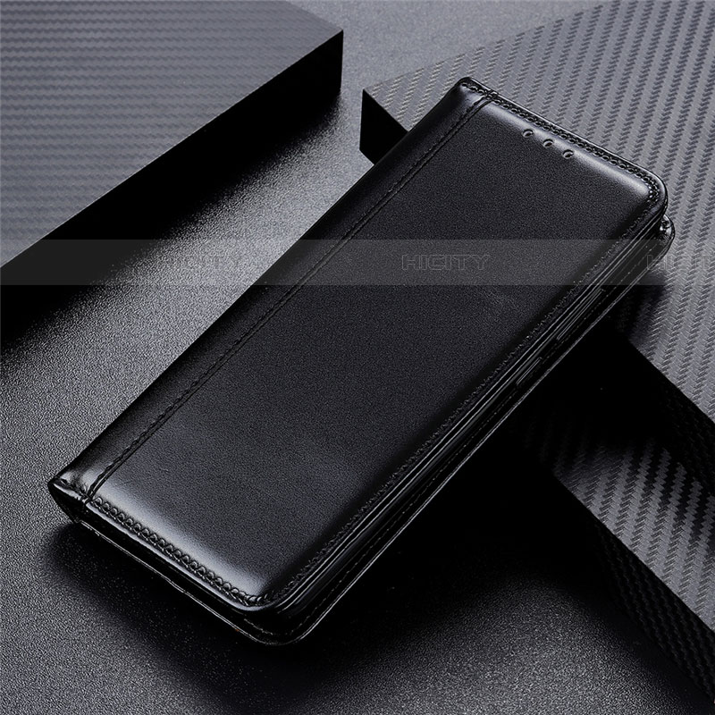 Funda de Cuero Cartera con Soporte Carcasa L12 para Huawei P40 Lite Negro