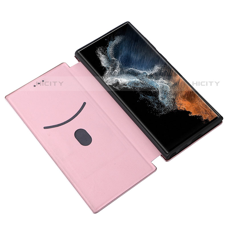 Funda de Cuero Cartera con Soporte Carcasa L12Z para Samsung Galaxy S21 Ultra 5G