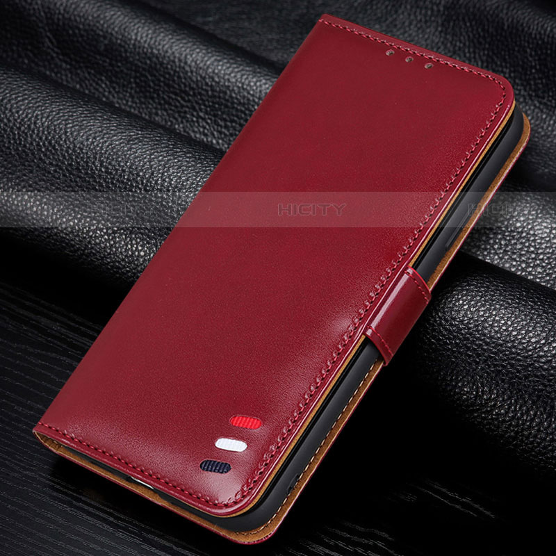 Funda de Cuero Cartera con Soporte Carcasa L14 para Huawei Y7p