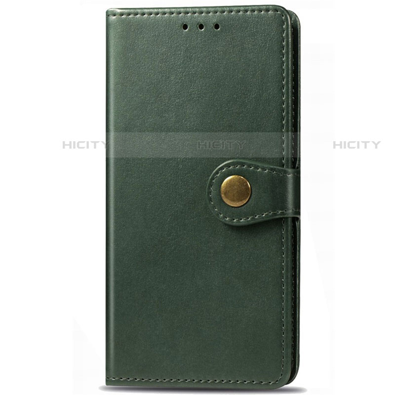 Funda de Cuero Cartera con Soporte Carcasa L14 para Huawei Y9s Verde