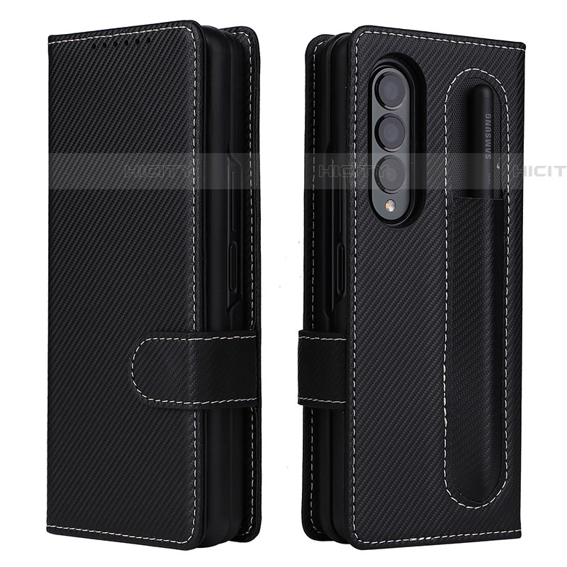 Funda de Cuero Cartera con Soporte Carcasa L14Z para Samsung Galaxy Z Fold4 5G