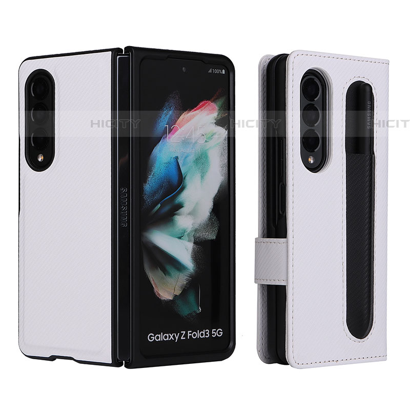 Funda de Cuero Cartera con Soporte Carcasa L15Z para Samsung Galaxy Z Fold4 5G