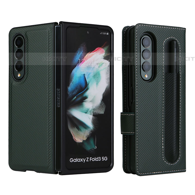 Funda de Cuero Cartera con Soporte Carcasa L15Z para Samsung Galaxy Z Fold4 5G