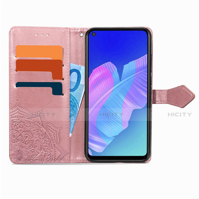 Funda de Cuero Cartera con Soporte Carcasa L18 para Huawei Honor 9C