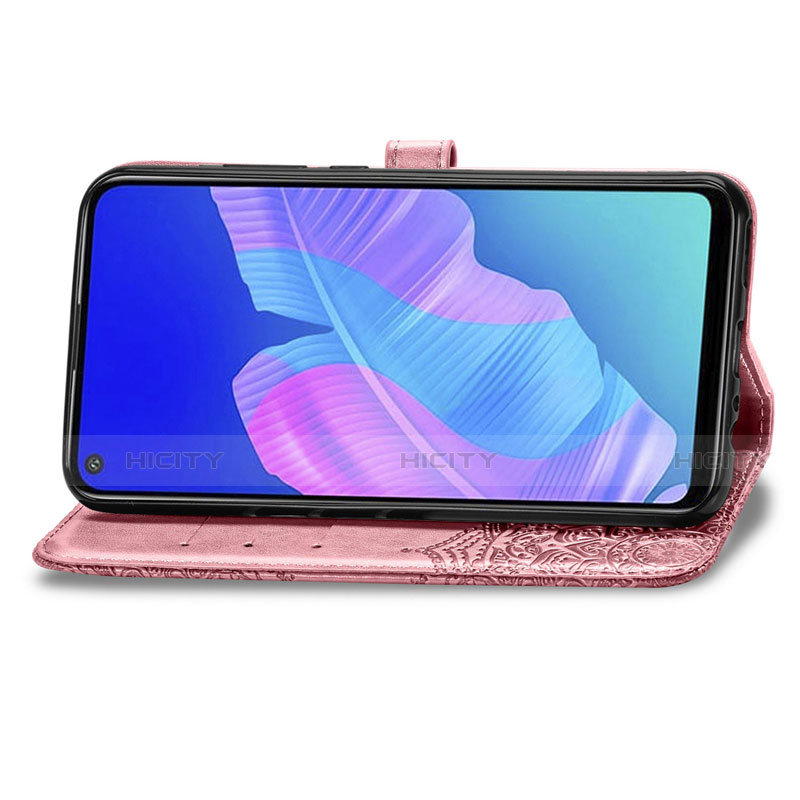 Funda de Cuero Cartera con Soporte Carcasa L18 para Huawei Honor 9C