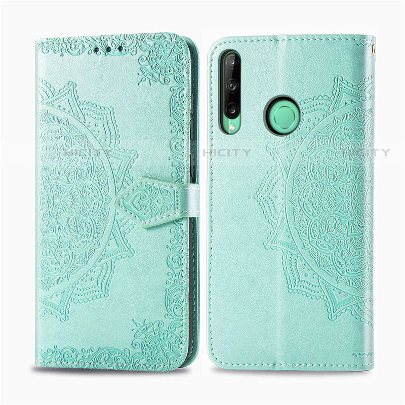 Funda de Cuero Cartera con Soporte Carcasa L18 para Huawei Y7p