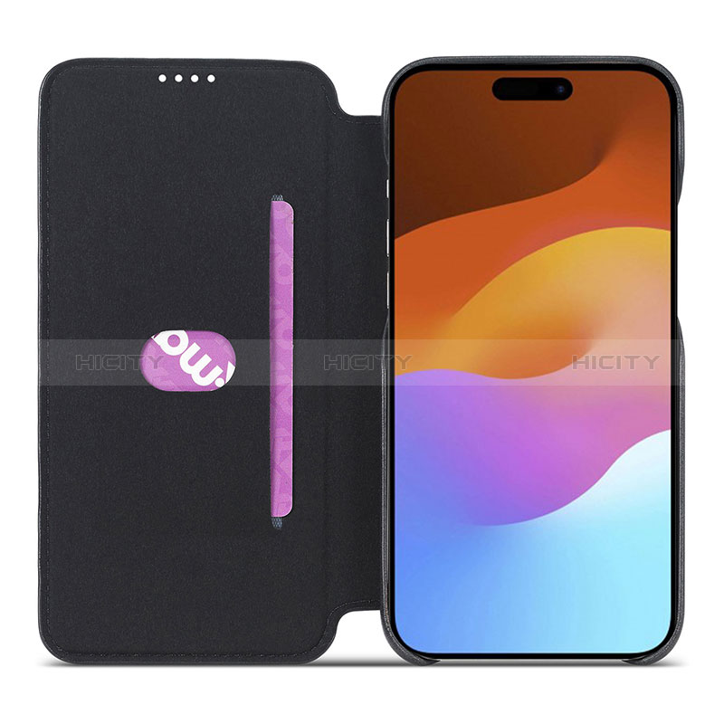 Funda de Cuero Cartera con Soporte Carcasa LC1 para Apple iPhone 13