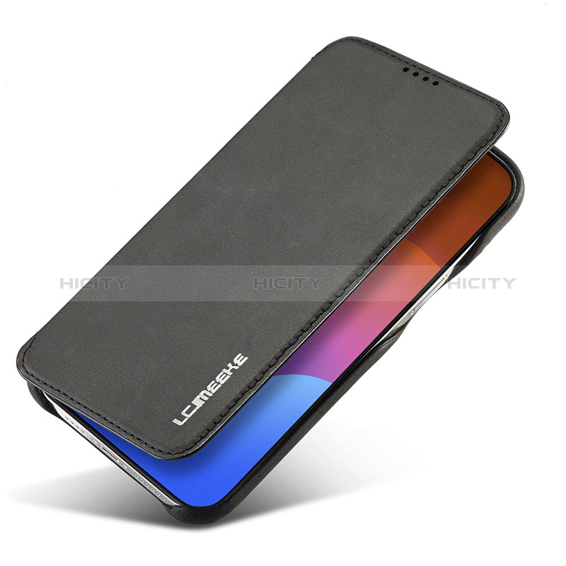 Funda de Cuero Cartera con Soporte Carcasa LC1 para Apple iPhone 13 Pro