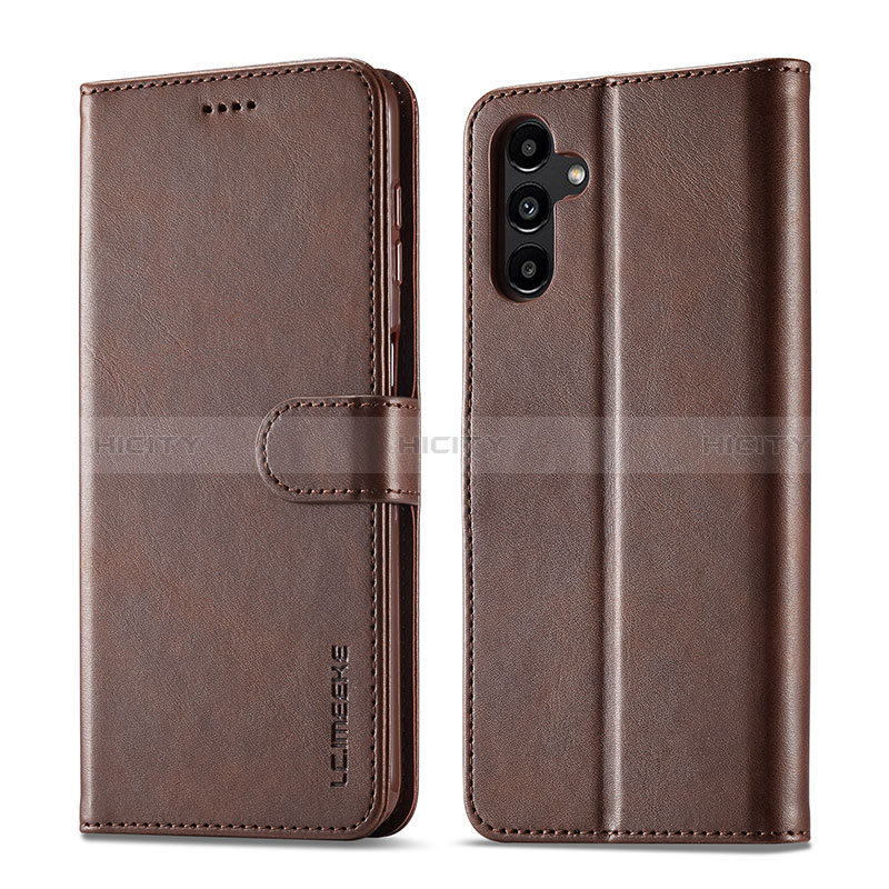 Funda de Cuero Cartera con Soporte Carcasa LC1 para Samsung Galaxy A04s