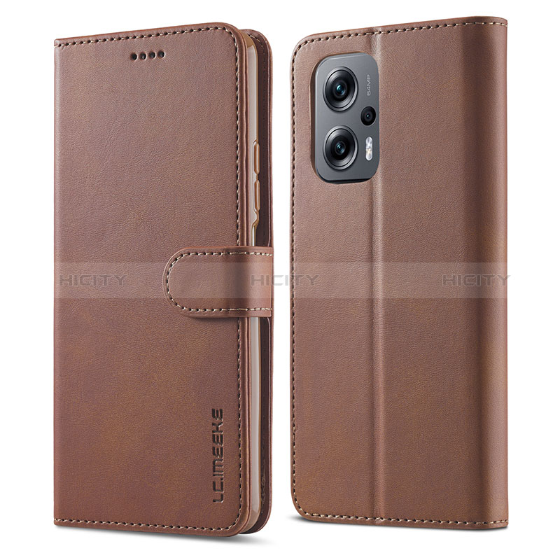 Funda de Cuero Cartera con Soporte Carcasa LC1 para Xiaomi Redmi Note 11T Pro 5G