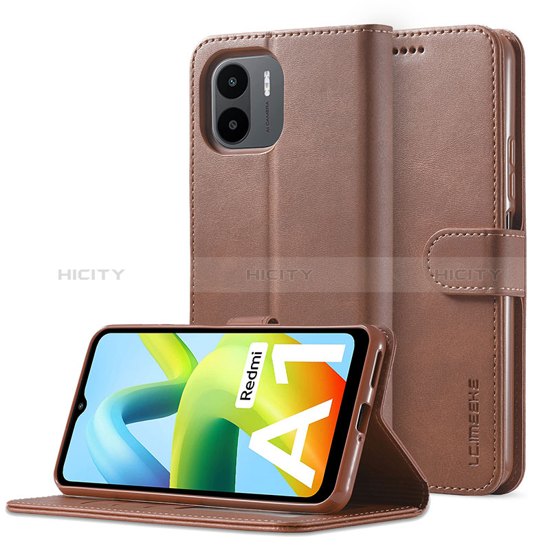 Funda de Cuero Cartera con Soporte Carcasa LC2 para Xiaomi Redmi A1