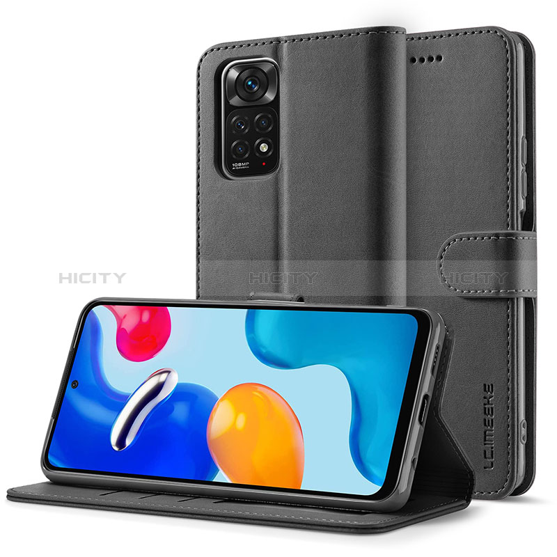 Funda de Cuero Cartera con Soporte Carcasa LC2 para Xiaomi Redmi Note 11 Pro 4G