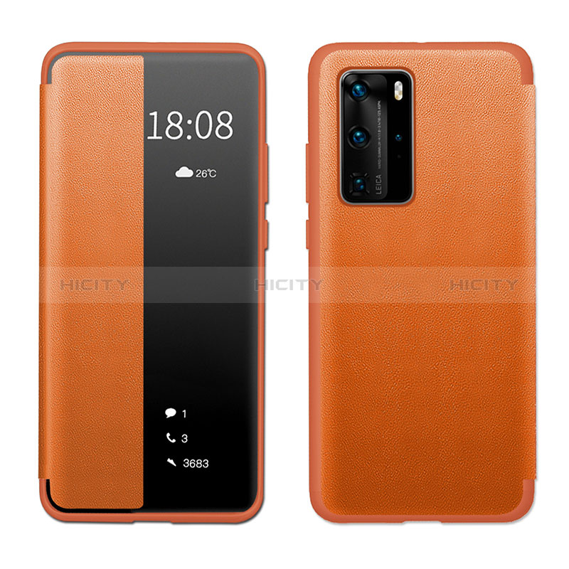 Funda de Cuero Cartera con Soporte Carcasa LF1 para Huawei P40 Pro