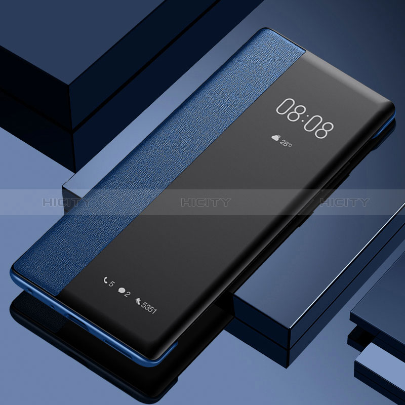 Funda de Cuero Cartera con Soporte Carcasa LF1 para Xiaomi Poco M4 Pro 5G Azul