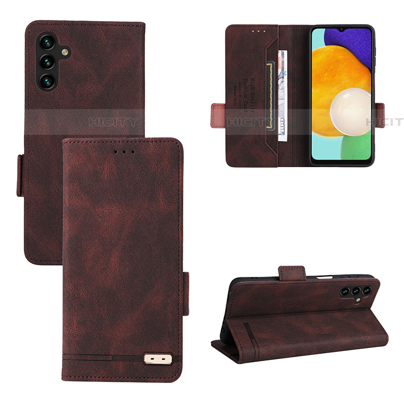 Funda de Cuero Cartera con Soporte Carcasa LZ3 para Samsung Galaxy A04s