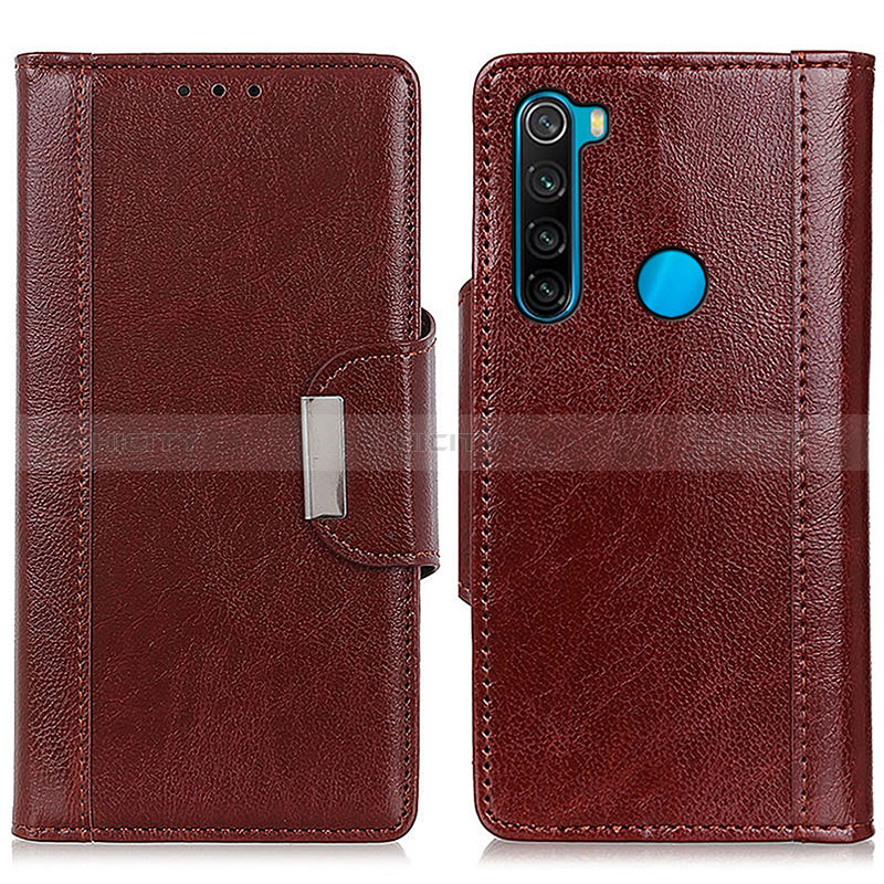 Funda de Cuero Cartera con Soporte Carcasa M01L para Xiaomi Redmi Note 8 (2021)