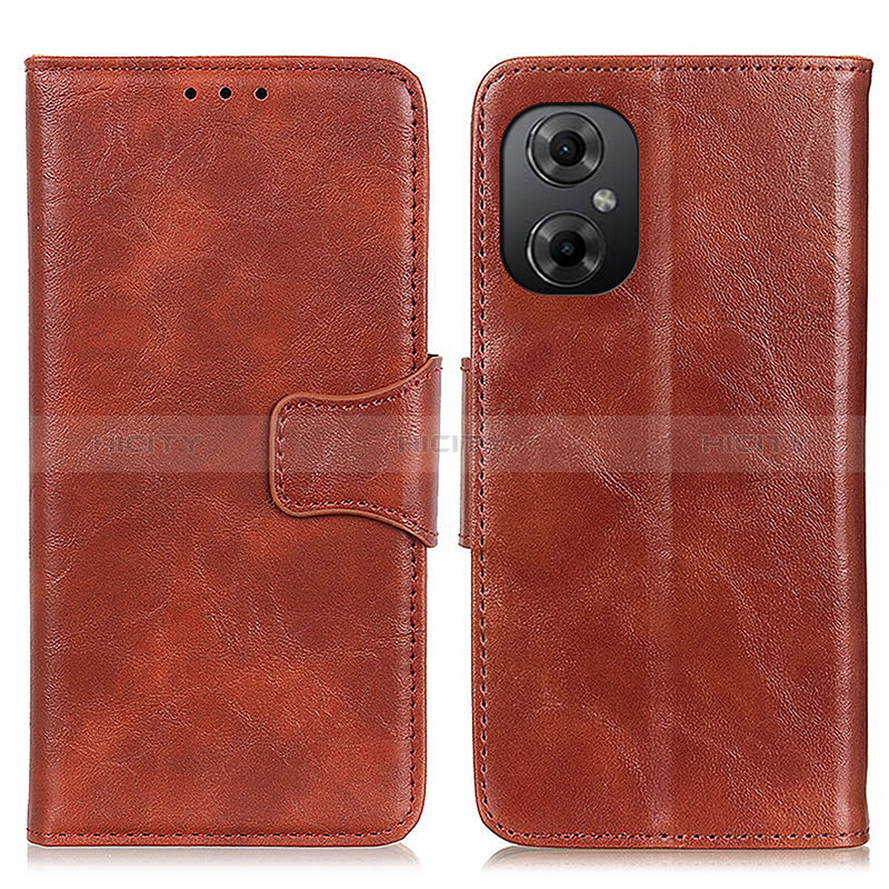 Funda de Cuero Cartera con Soporte Carcasa M02L para Xiaomi Poco M4 5G Marron