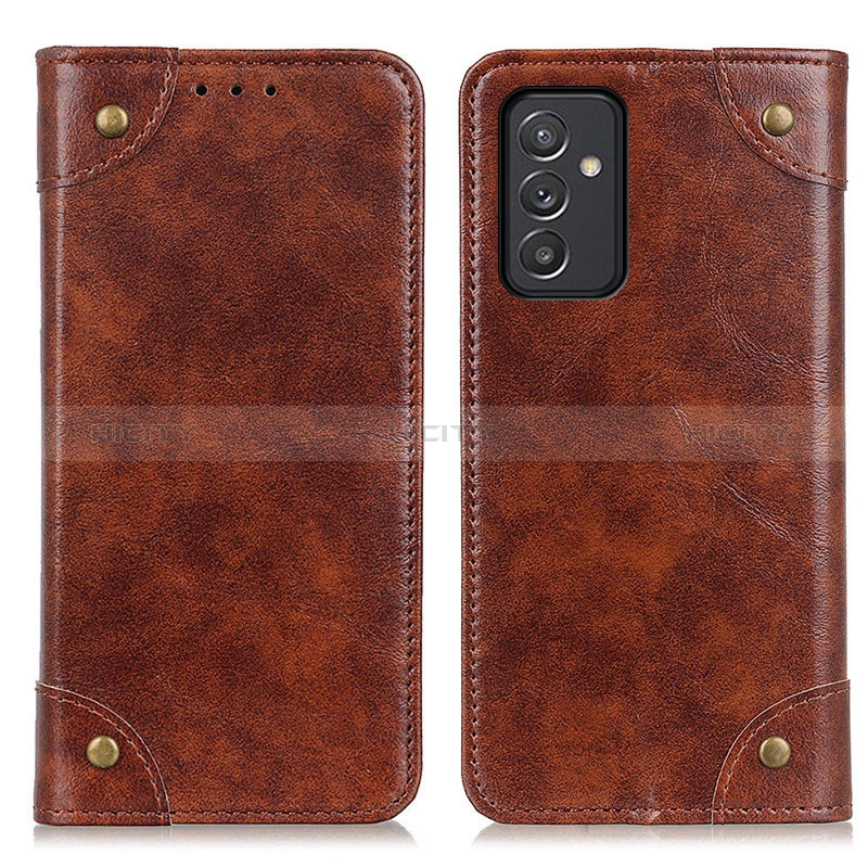 Funda de Cuero Cartera con Soporte Carcasa M04L para Samsung Galaxy Quantum2 5G Marron