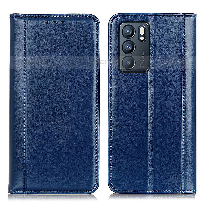 Funda de Cuero Cartera con Soporte Carcasa M05L para Oppo Reno6 5G