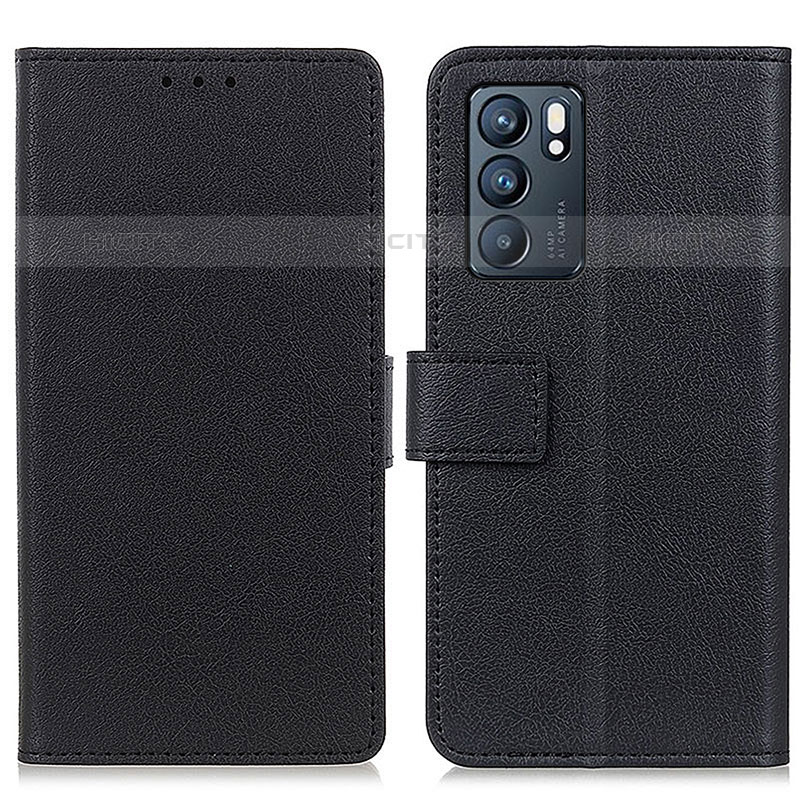 Funda de Cuero Cartera con Soporte Carcasa M08L para Oppo Reno6 5G