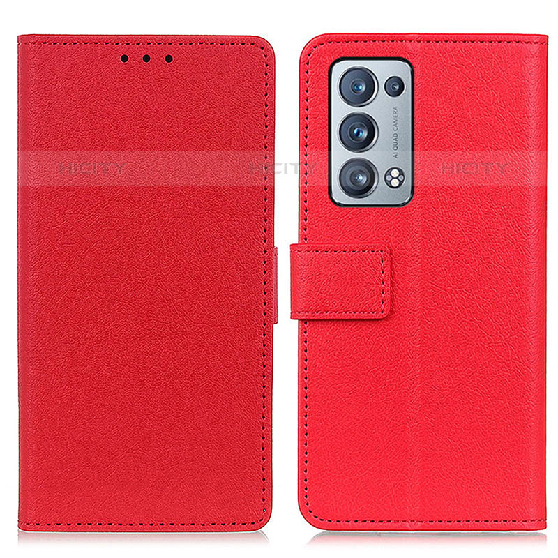 Funda de Cuero Cartera con Soporte Carcasa M08L para Oppo Reno6 Pro 5G