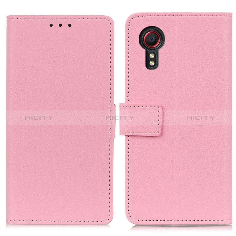 Funda de Cuero Cartera con Soporte Carcasa M08L para Samsung Galaxy XCover 5 SM-G525F Rosa