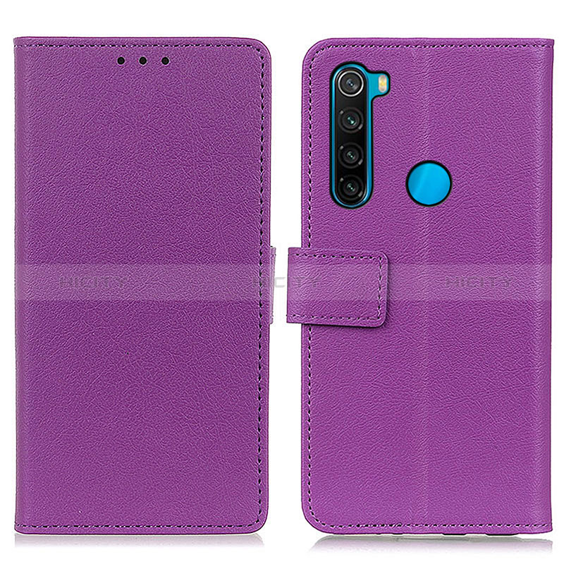 Funda de Cuero Cartera con Soporte Carcasa M08L para Xiaomi Redmi Note 8 (2021)