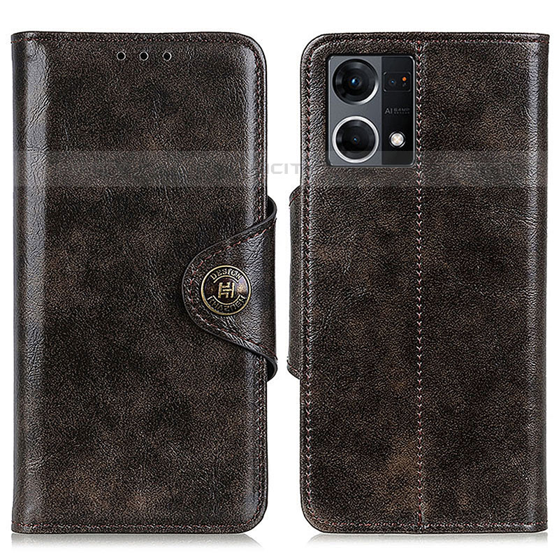 Funda de Cuero Cartera con Soporte Carcasa M12L para Oppo Reno8 4G