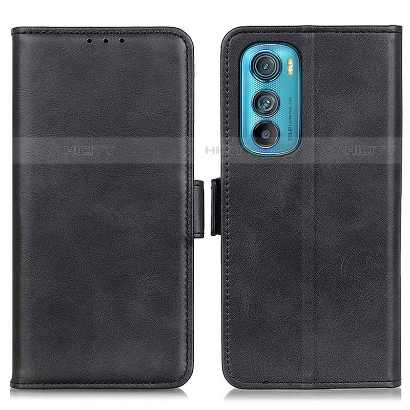 Funda de Cuero Cartera con Soporte Carcasa M15L para Motorola Moto Edge 30 5G Negro