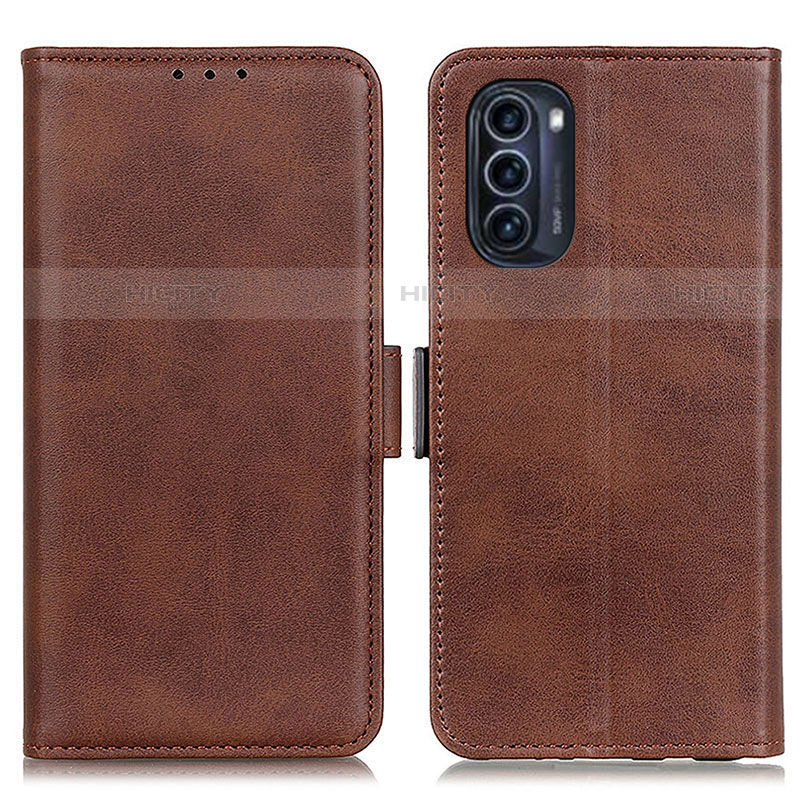 Funda de Cuero Cartera con Soporte Carcasa M15L para Motorola Moto G52j 5G Marron