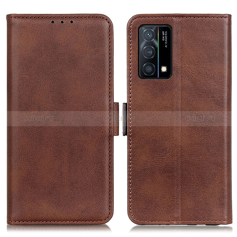 Funda de Cuero Cartera con Soporte Carcasa M15L para Oppo K9 5G Marron