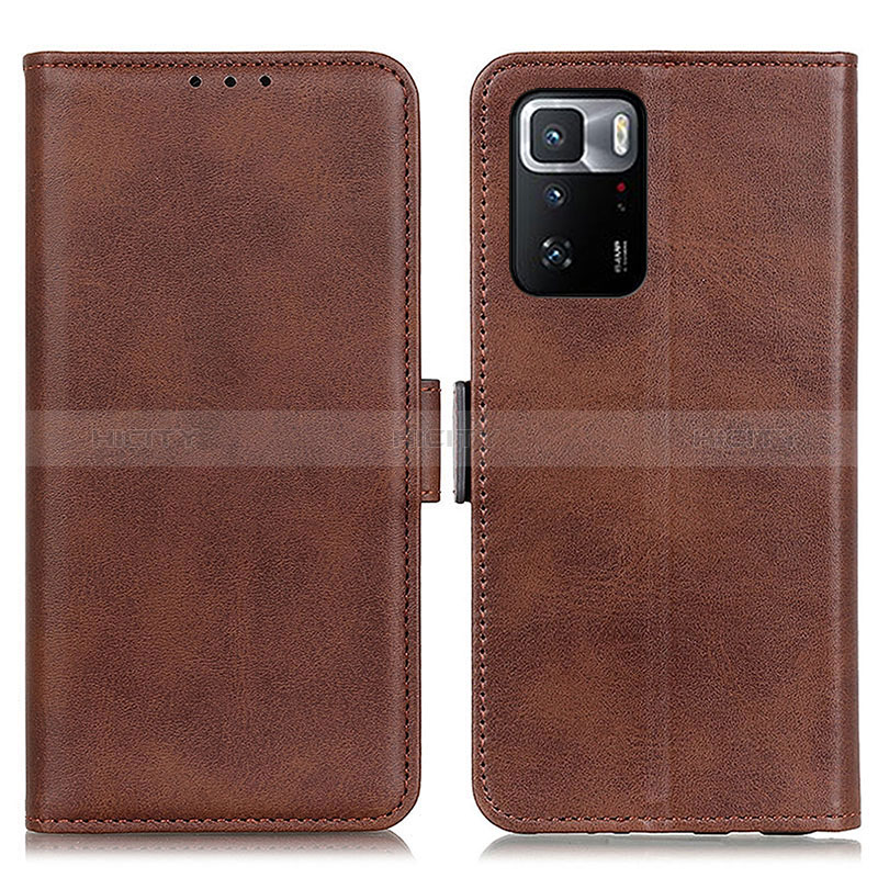 Funda de Cuero Cartera con Soporte Carcasa M15L para Xiaomi Redmi Note 10 Pro 5G