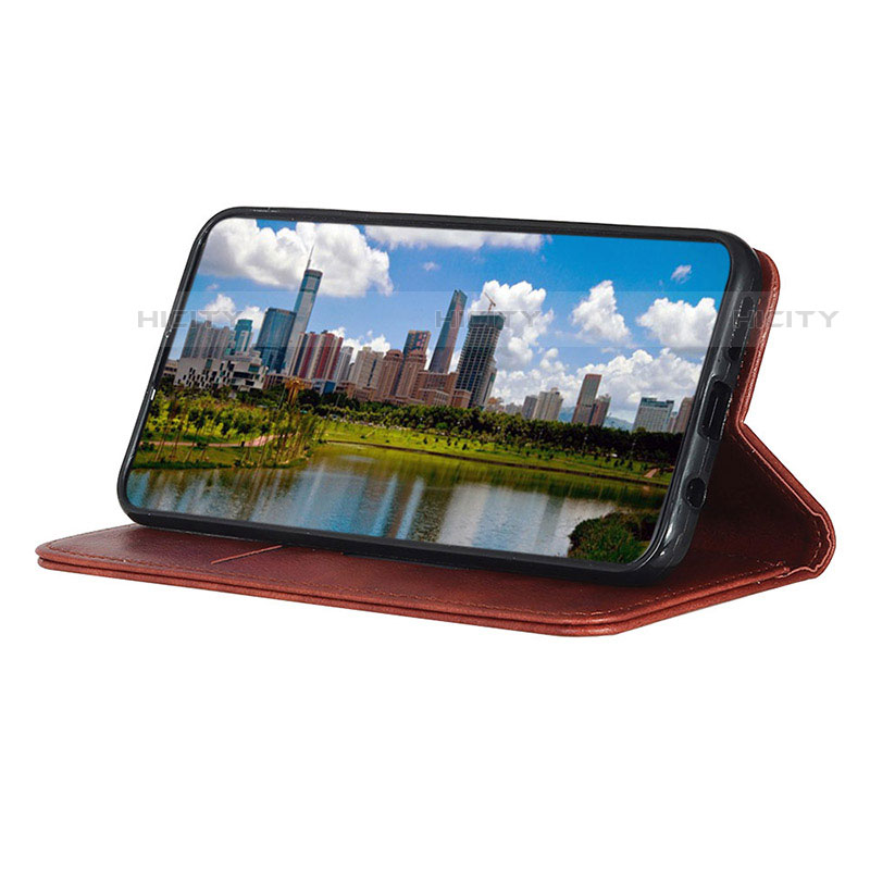 Funda de Cuero Cartera con Soporte Carcasa N01P para Motorola Moto G60s