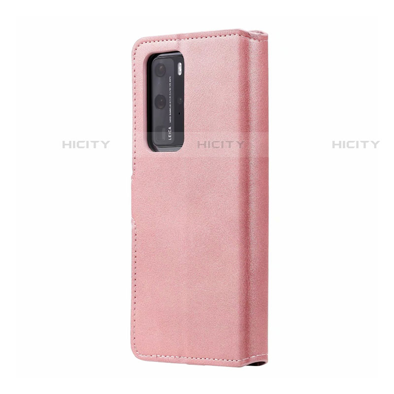 Funda de Cuero Cartera con Soporte Carcasa N02 para Huawei P40 Pro