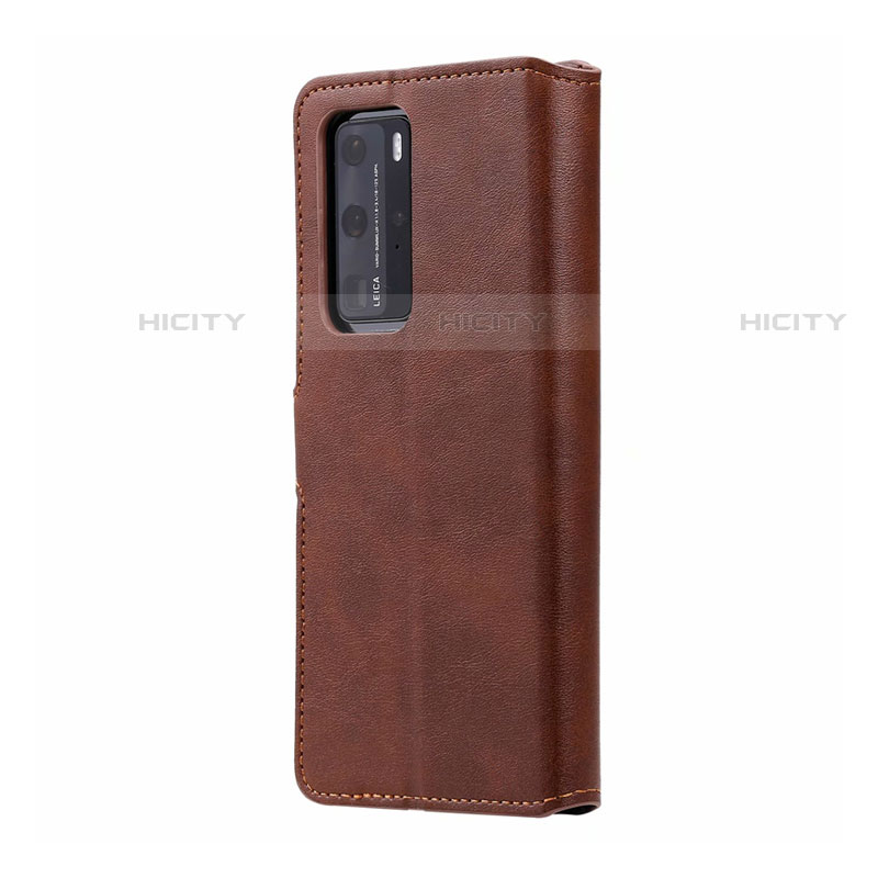 Funda de Cuero Cartera con Soporte Carcasa N02 para Huawei P40 Pro