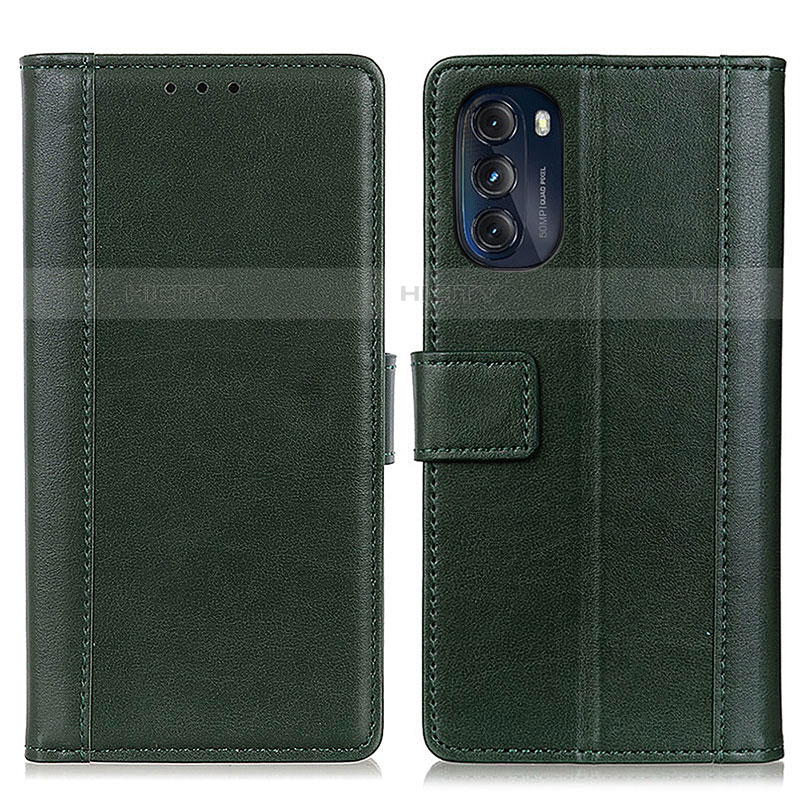 Funda de Cuero Cartera con Soporte Carcasa N02P para Motorola Moto G 5G (2022)